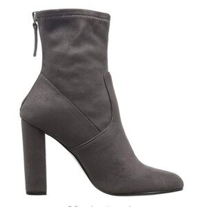 Steve Madden Grey Ankle Booties
